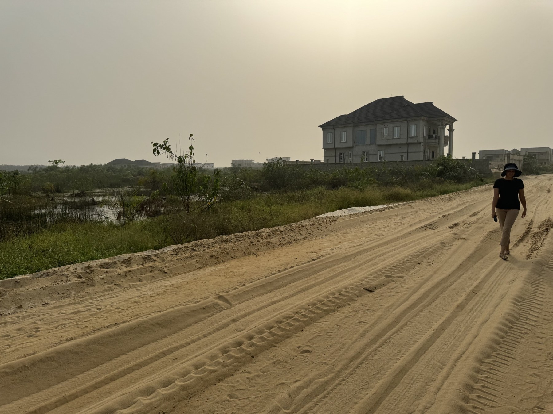 A second view of the site before preparation