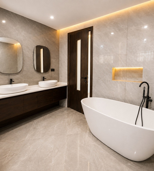 Pearl Villas master bathroom